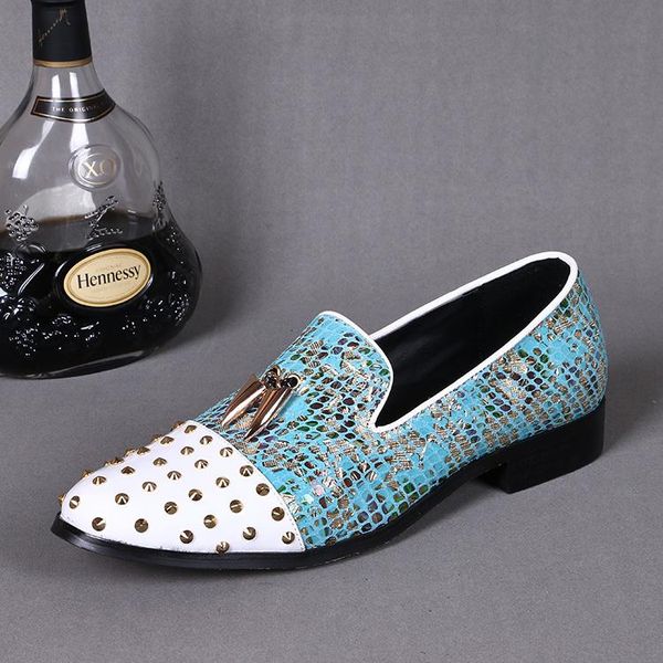 dress shoes christia bella men party sequin rivet genuine leather flats office prom nightclub casual loafers, Black
dress shoes christia bella men party sequin rivet genuine leather flats office prom nightclub casual loafers, Black