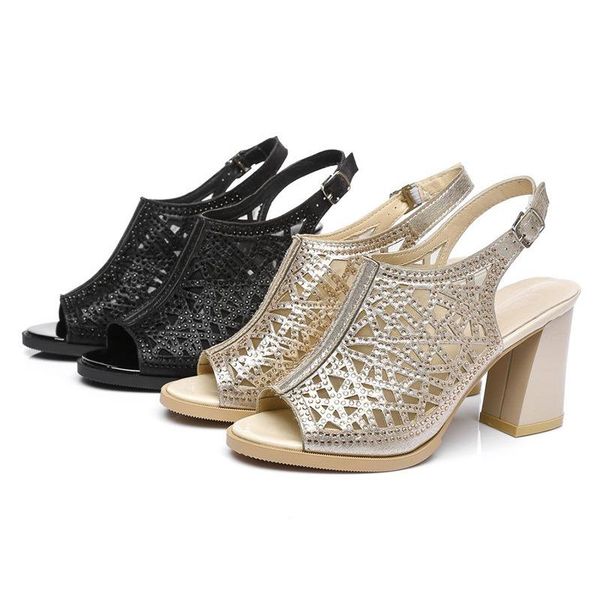 sandals luxury women's ladies 2021 wedding roman noble hoof woman hollow summer shoes peep toe banquet 35-40, Black
sandals luxury women's ladies 2021 wedding roman noble hoof woman hollow summer shoes peep toe banquet 35-40, Black
