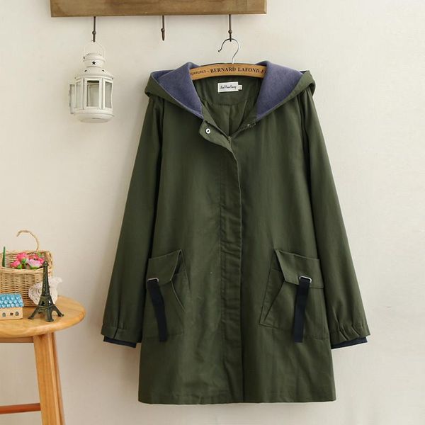 women's trench coats 2021 spring autumn long coat women casual windbreaker female sleeve loose hooded overcoat outerwear plus size 4xl, Tan;black
women's trench coats 2021 spring autumn long coat women casual windbreaker female sleeve loose hooded overcoat outerwear plus size 4xl, Tan;black