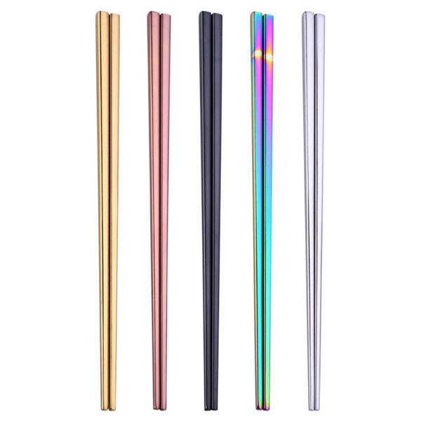 chopsticks 5 pairs/set chinese metal non-slip stainless steel chop sticks set reusable multicolor
chopsticks 5 pairs/set chinese metal non-slip stainless steel chop sticks set reusable multicolor