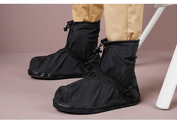 yuyisi bonded thickened sole rainproof low barrel pure black rain shoe cover men's and women's boots 
yuyisi bonded thickened sole rainproof low barrel pure black rain shoe cover men's and women's boots