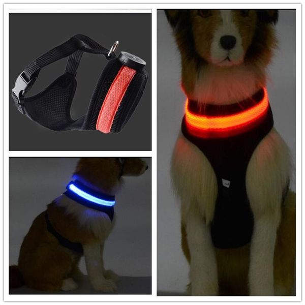 dog collars & leashes pet led light collar and chest strap two in one set for small medium dogs c04
dog collars & leashes pet led light collar and chest strap two in one set for small medium dogs c04