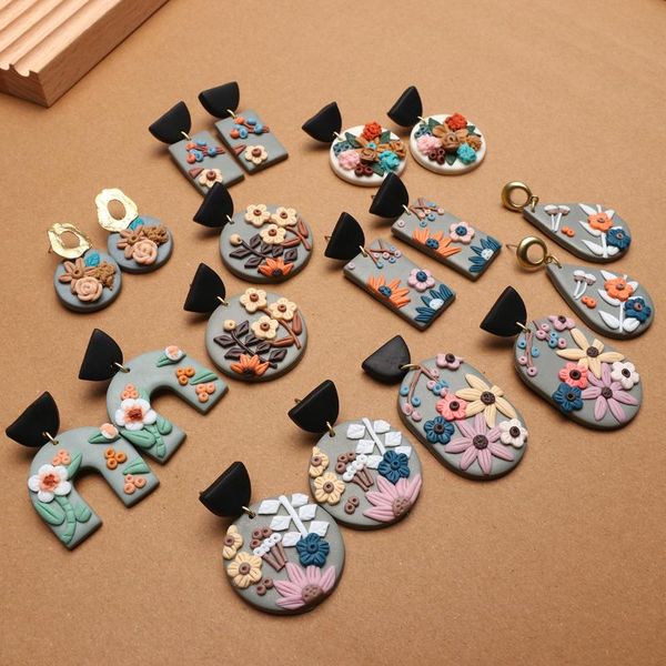 dangle & chandelier lifefontier korean flower polymer clay drop earrings for women geometric round square statement fashion jewelry 2021, Silver
dangle & chandelier lifefontier korean flower polymer clay drop earrings for women geometric round square statement fashion jewelry 2021, Silver