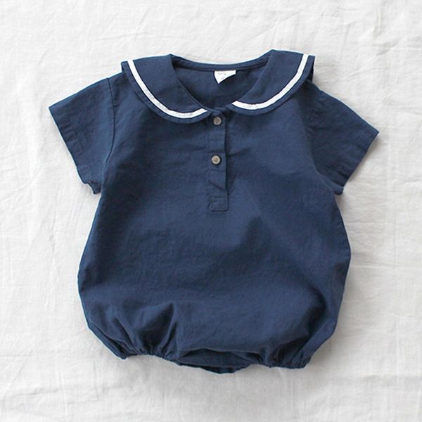 baby clothes summer boy girl jumpsuit lapel cute bodysuit infant cotton short-sleeved romper 210515, Blue
baby clothes summer boy girl jumpsuit lapel cute bodysuit infant cotton short-sleeved romper 210515, Blue