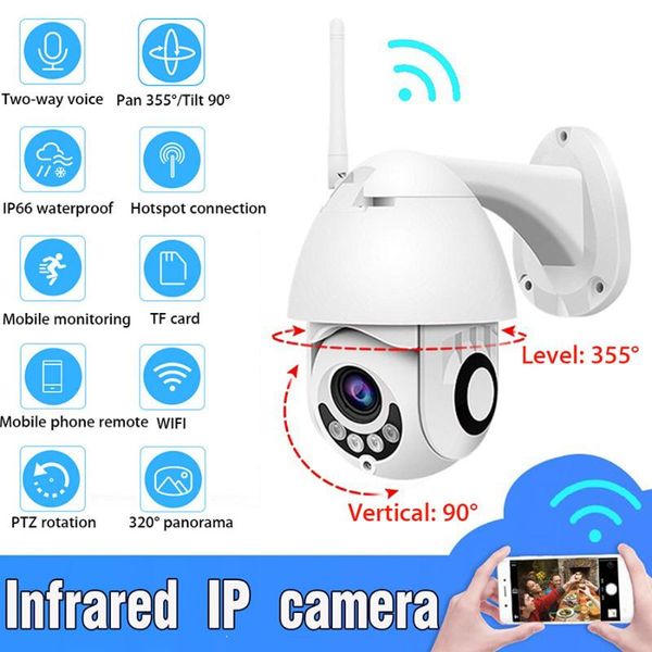 single antanne wifi ptz ip camera outdoor waterproof wireless cam 2mp security night vision webcam cameras
single antanne wifi ptz ip camera outdoor waterproof wireless cam 2mp security night vision webcam cameras