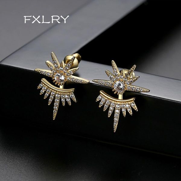 stud fxlry fashion gold/ gun black inlay cubic zircon vintage earrings for women wedding engagement jewelry, Golden;silver
stud fxlry fashion gold/ gun black inlay cubic zircon vintage earrings for women wedding engagement jewelry, Golden;silver