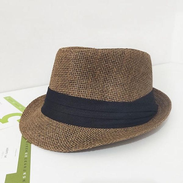 wide brim hats fashion summer casual beach trilby large jazz sun hat panama paper straw women men cap with black ribbon, Blue;gray
wide brim hats fashion summer casual beach trilby large jazz sun hat panama paper straw women men cap with black ribbon, Blue;gray