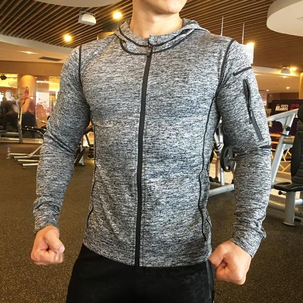 running jackets men quick dry gym fitness soccer compression long sleeve for, Black;red
running jackets men quick dry gym fitness soccer compression long sleeve for, Black;red