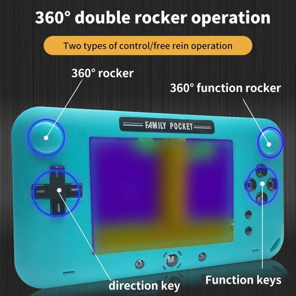retro classic handheld game console games 4.0 inch colorful player portable double 360 degree rockers players
retro classic handheld game console games 4.0 inch colorful player portable double 360 degree rockers players