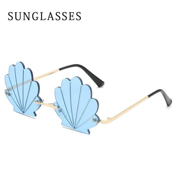 sunglasses personality frameless sliced shell shape fashion catwalk street shooting gafas de sol sin montura, White;black
sunglasses personality frameless sliced shell shape fashion catwalk street shooting gafas de sol sin montura, White;black
