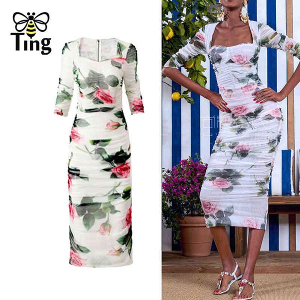 summer fashion rose flower print bodycon midi dress women padding party night dresses curve vestidos elbise 210513, Black;gray
summer fashion rose flower print bodycon midi dress women padding party night dresses curve vestidos elbise 210513, Black;gray
