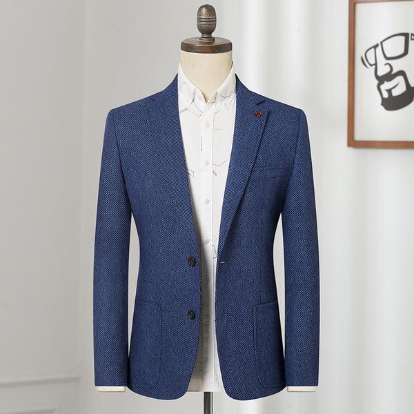 men's suits & blazers sheep wool casual suit jacket youth fashion korean style slim fit blazer, White;black
men's suits & blazers sheep wool casual suit jacket youth fashion korean style slim fit blazer, White;black