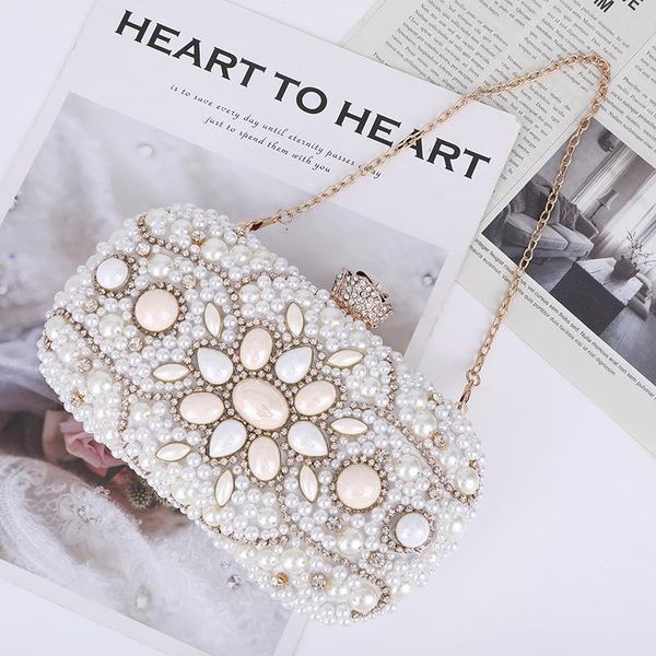 spring and summer cross-border pearl dinner bag simple fashion elegant temperament hand bride evening bags
spring and summer cross-border pearl dinner bag simple fashion elegant temperament hand bride evening bags