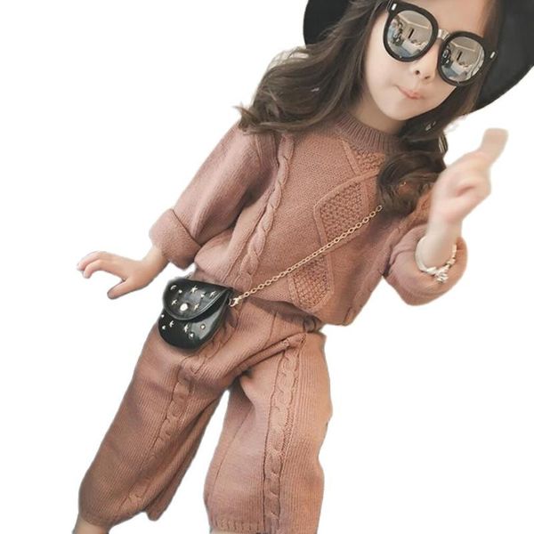 pullover autumn girls casual loose sweater knitted pants suit 2pcs children fashion korean knit winter baby clothes, Blue
pullover autumn girls casual loose sweater knitted pants suit 2pcs children fashion korean knit winter baby clothes, Blue