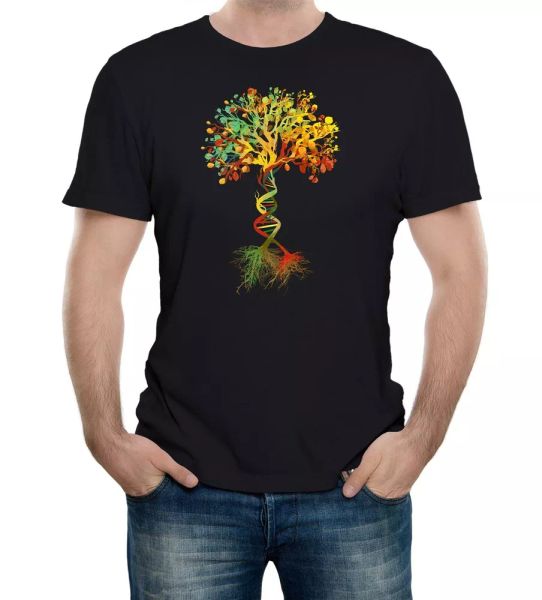 tree of life men's t-shirt dna genetic code biology earth nature science, White;black
tree of life men's t-shirt dna genetic code biology earth nature science, White;black