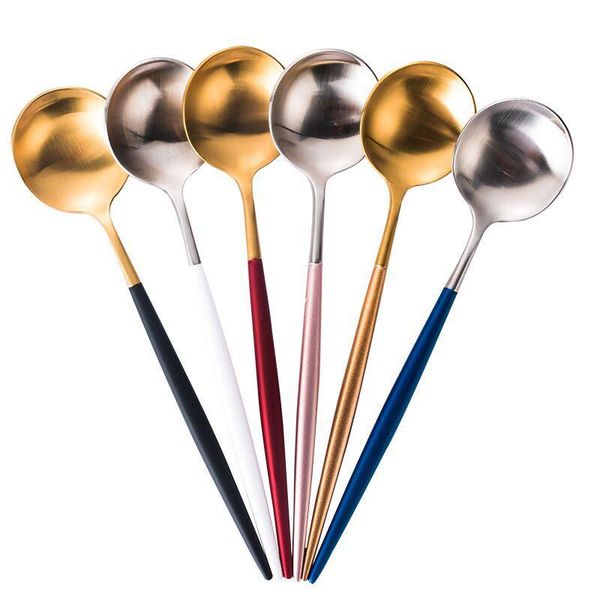 spoons 304 stainless steel coffee spoon round head portuguese honey dessert gift mixing salad
spoons 304 stainless steel coffee spoon round head portuguese honey dessert gift mixing salad