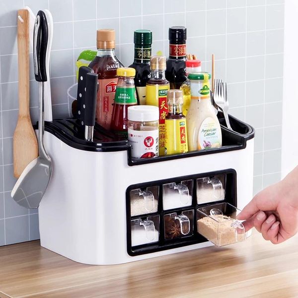storage bottles & jars seasoning box household kitchen utensils jar monosodium glutamate sugar salt combination set
storage bottles & jars seasoning box household kitchen utensils jar monosodium glutamate sugar salt combination set