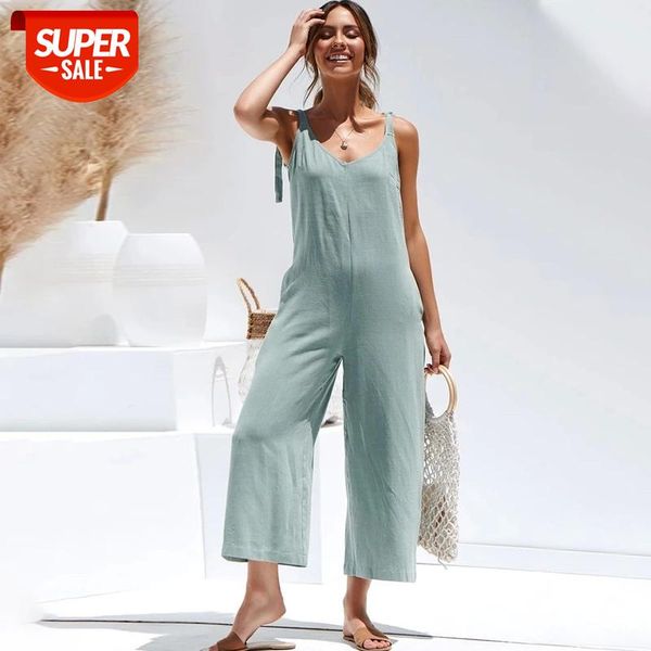 2020 new spring summer jumpsuits women lace up ankle-length pants cotton loose casual solid jumpsuits #5h7k, White
2020 new spring summer jumpsuits women lace up ankle-length pants cotton loose casual solid jumpsuits #5h7k, White