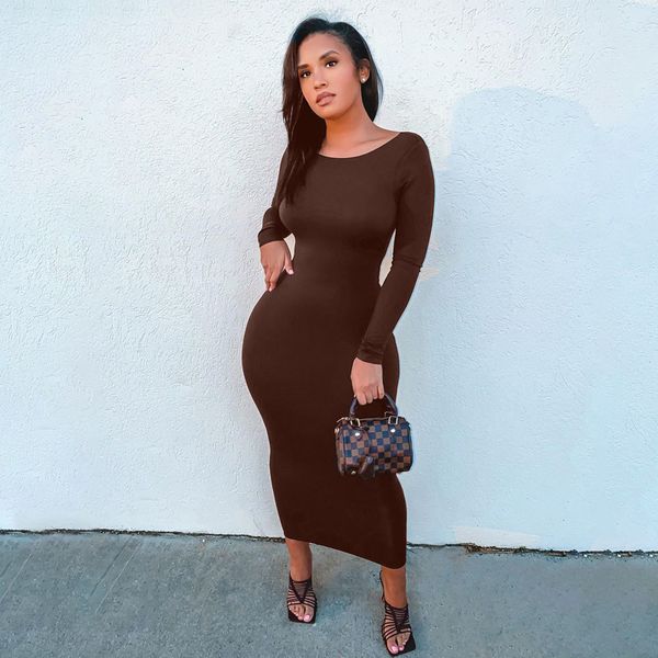 cryptographic 2021 spring backless midi dresses bodycon elegant evening club party birthday brown long sleeve dress women, Black;gray
cryptographic 2021 spring backless midi dresses bodycon elegant evening club party birthday brown long sleeve dress women, Black;gray