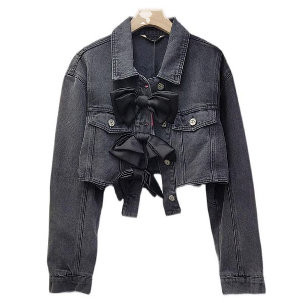 women's jackets seebeautiful bow-knot denim jacket coat lapel long sleeve single breasted pockets fashion autumn 2021 woman g079, Black;brown
women's jackets seebeautiful bow-knot denim jacket coat lapel long sleeve single breasted pockets fashion autumn 2021 woman g079, Black;brown