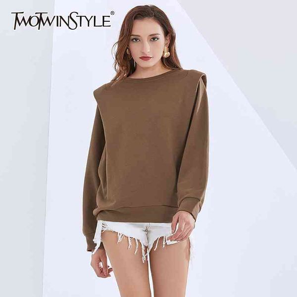 minimalist sweatshirt for women o neck long sleeve knitting pullovers casual sweatshirts female clothes 210524, Black
minimalist sweatshirt for women o neck long sleeve knitting pullovers casual sweatshirts female clothes 210524, Black