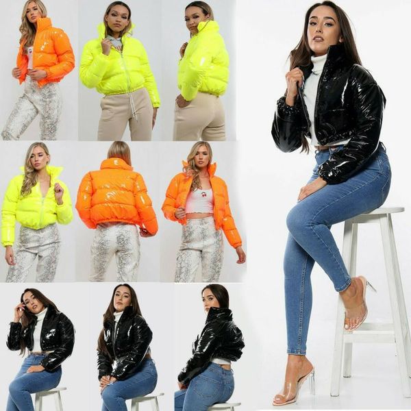 women's jackets winter glossy jacket for women rose red parka female black down parkas cotton padded shiny waterproof coat, Black;brown
women's jackets winter glossy jacket for women rose red parka female black down parkas cotton padded shiny waterproof coat, Black;brown