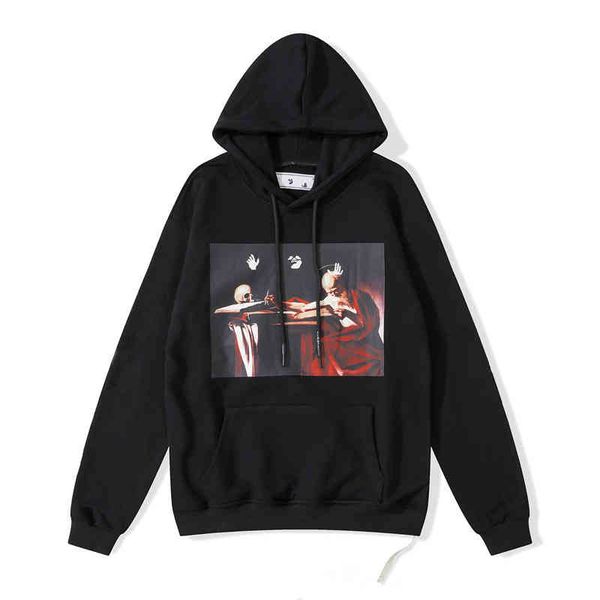 men's hoodie, harajuku street clothes, loose, religious printing, 100% cotton, fashionable long sleeved sweater, Black
men's hoodie, harajuku street clothes, loose, religious printing, 100% cotton, fashionable long sleeved sweater, Black
