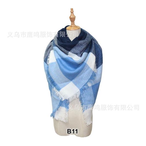 scarves 2021 winter cashmere triangle scarf women stole blanket shawl neck lady bandana plaid poncho pashmina for, Blue;gray
scarves 2021 winter cashmere triangle scarf women stole blanket shawl neck lady bandana plaid poncho pashmina for, Blue;gray