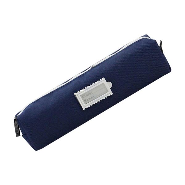 creative pencil bag lengthen case simple canvas pen box practical holder (mazarine, pvc package) bags
creative pencil bag lengthen case simple canvas pen box practical holder (mazarine, pvc package) bags