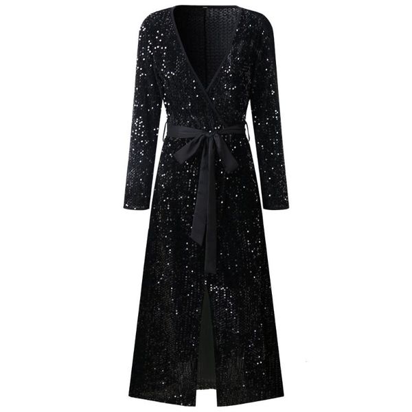 casual dresses black split dress for women 2021 autumn irregular with sequin robe femme ankle-length bj1540, Black;gray
casual dresses black split dress for women 2021 autumn irregular with sequin robe femme ankle-length bj1540, Black;gray