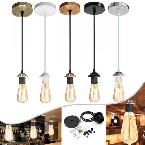 pendant lamps vintage edison lamp base e27 screw ceiling rose light holder socket for retro incandescent ac110v
pendant lamps vintage edison lamp base e27 screw ceiling rose light holder socket for retro incandescent ac110v