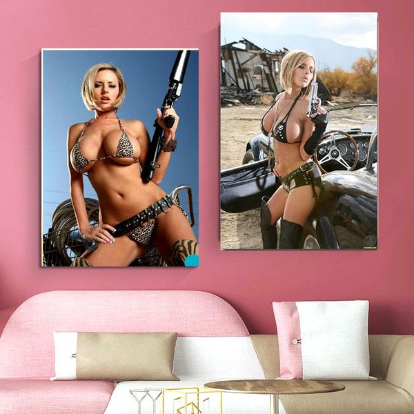 paintings wall art model girl with gun canvas poster military women painting modern pictures for living room home decor
paintings wall art model girl with gun canvas poster military women painting modern pictures for living room home decor