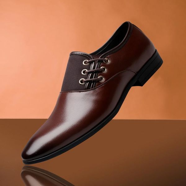 dress shoes 2021 men's genuine leather stitching classics black & brown shoe man elegant wedding office formal for men
dress shoes 2021 men's genuine leather stitching classics black & brown shoe man elegant wedding office formal for men