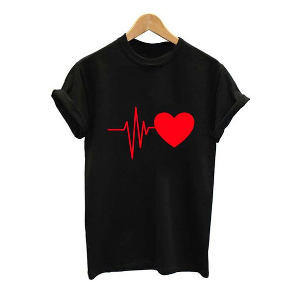 women's t-shirt cotton love print womens chiffon summer o neck casual multicolor pattern funny shirt ladies blouses & shirts, White
women's t-shirt cotton love print womens chiffon summer o neck casual multicolor pattern funny shirt ladies blouses & shirts, White