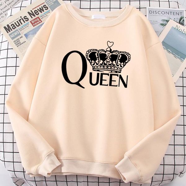 men's hoodies & sweatshirts queen's big crown printed male fashion casual hoodie oversize loose autumn warm fleece clothing women, Black
men's hoodies & sweatshirts queen's big crown printed male fashion casual hoodie oversize loose autumn warm fleece clothing women, Black