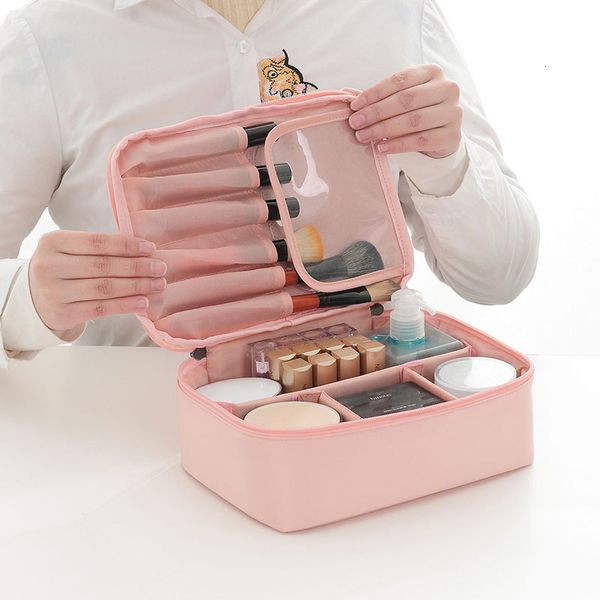 brand women cosmetics cosmetic organizer travel beautician cases fashion men ladies makeup bag, Blue;pink
brand women cosmetics cosmetic organizer travel beautician cases fashion men ladies makeup bag, Blue;pink