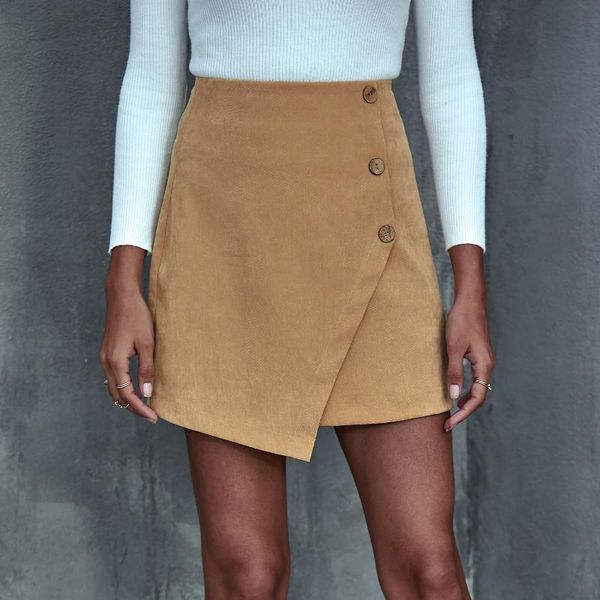 skirts casual khaki irregular split a line women mini skirt high waist solid ladies button bottoms zipper, Black
skirts casual khaki irregular split a line women mini skirt high waist solid ladies button bottoms zipper, Black