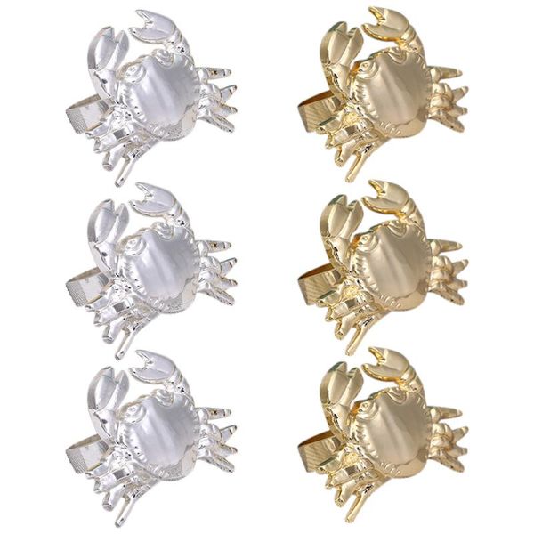 6pcs/lot european creative napkin ring metal crab buckle high-end el restaurant table rings
6pcs/lot european creative napkin ring metal crab buckle high-end el restaurant table rings