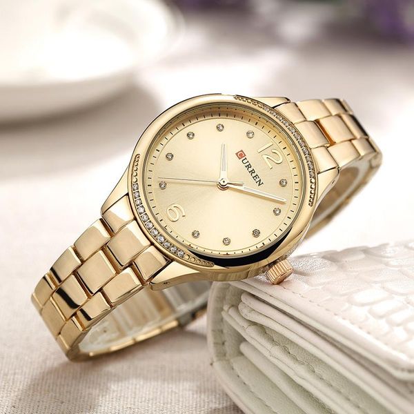 wristwatches curren 2021 women watches luxury casual alloy quartz wristwatch steel band ladies clock crystals gifts relogios feminino, Slivery;brown
wristwatches curren 2021 women watches luxury casual alloy quartz wristwatch steel band ladies clock crystals gifts relogios feminino, Slivery;brown