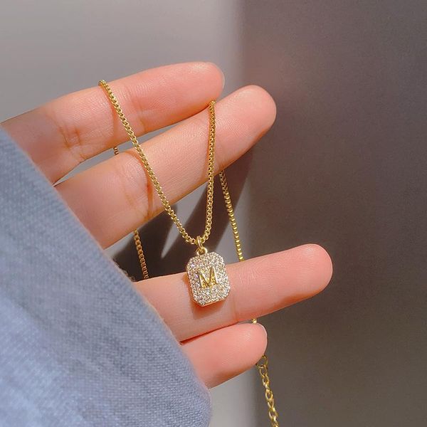 pendant necklaces korean geometric necklace female collarbone chain fashion design sense letter temperament contracted wedding jewelry, Silver
pendant necklaces korean geometric necklace female collarbone chain fashion design sense letter temperament contracted wedding jewelry, Silver