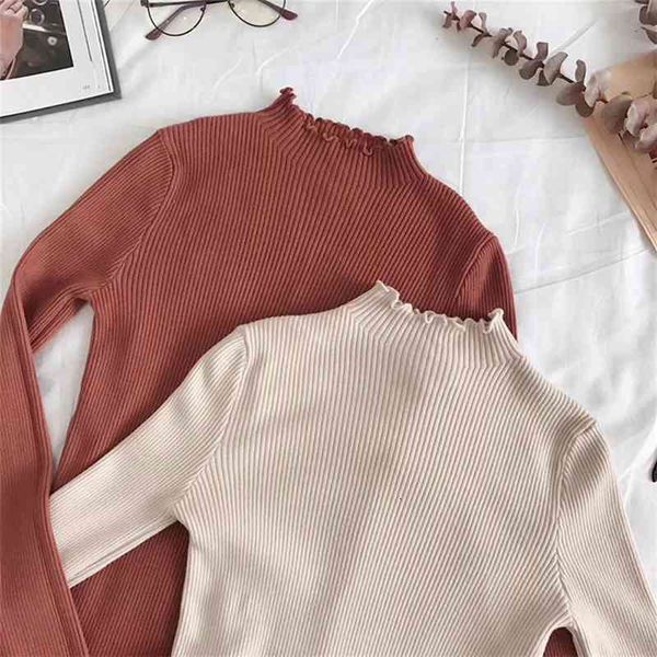 women's sweaters 2021 women's knitted retro-plied female pullover fall and winter korean sweater soft chic ladies, White;black
women's sweaters 2021 women's knitted retro-plied female pullover fall and winter korean sweater soft chic ladies, White;black
