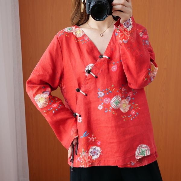 chinese style clothing women clothes 2021 cheongsam chinese traditional shirt blouse cotton hanfu ladies chinese 11569, Red
chinese style clothing women clothes 2021 cheongsam chinese traditional shirt blouse cotton hanfu ladies chinese 11569, Red