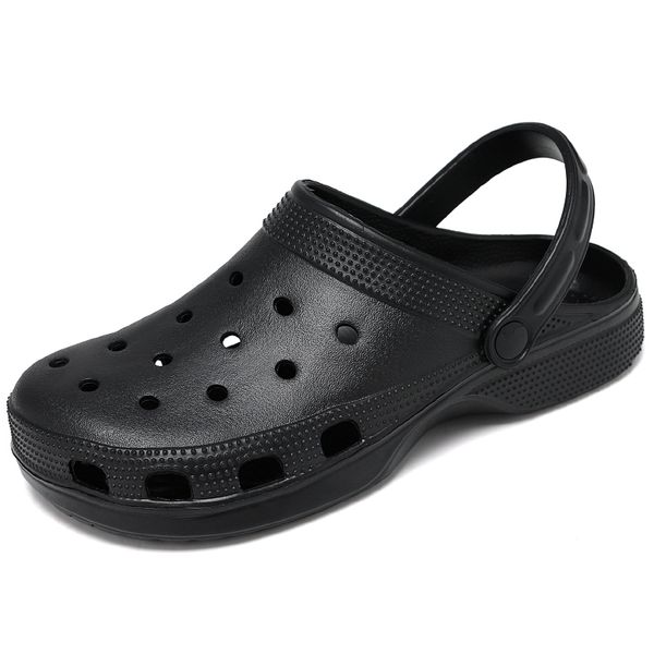 men mules & clogs summer men cro sandals garden casual shoes lightweight eva male cool slides beach sandals, Black
men mules & clogs summer men cro sandals garden casual shoes lightweight eva male cool slides beach sandals, Black