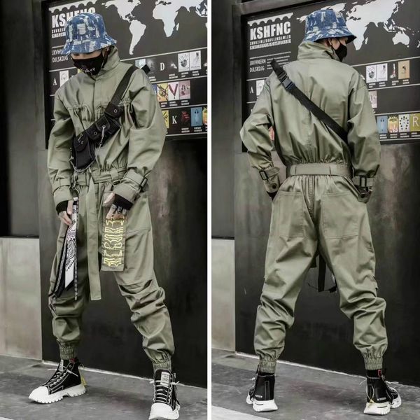 pantjapanese retro casual leggings jumpsuit suspenders army pants loose tooling one-piece work clothes suit men's trend, Black
pantjapanese retro casual leggings jumpsuit suspenders army pants loose tooling one-piece work clothes suit men's trend, Black