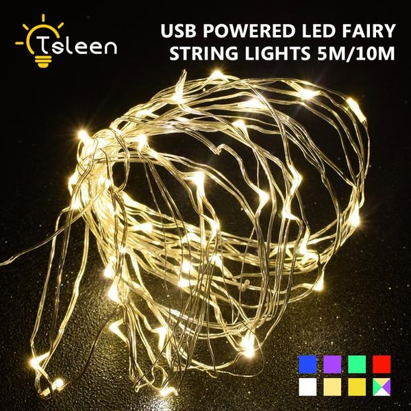 5/10m usb led string lights copper silver wire garland light waterproof fairy for christmas wedding party decoration strings
5/10m usb led string lights copper silver wire garland light waterproof fairy for christmas wedding party decoration strings
