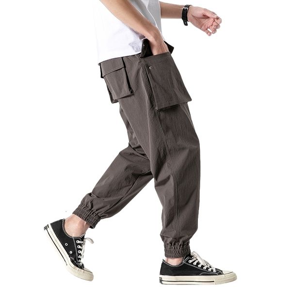 men's pants streetwear big pockets cargo harem hip hop casual male track joggers trousers fashion harajuku men ql6h, Black
men's pants streetwear big pockets cargo harem hip hop casual male track joggers trousers fashion harajuku men ql6h, Black