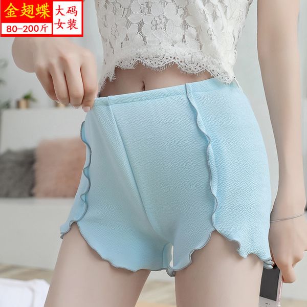 2021 yiwu new light proof safety pants women's elastic large size thin leggings summer capris, Black
2021 yiwu new light proof safety pants women's elastic large size thin leggings summer capris, Black