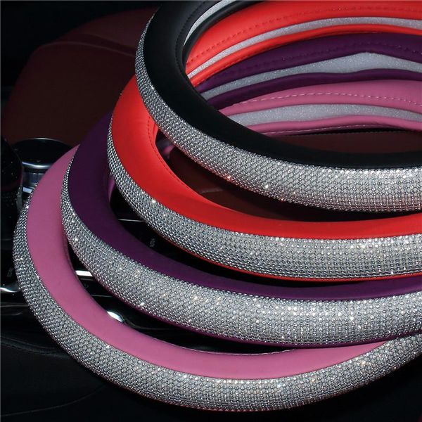 steering wheel covers car leather crystal rhinestone auto protectors interior accessories for women girls
steering wheel covers car leather crystal rhinestone auto protectors interior accessories for women girls