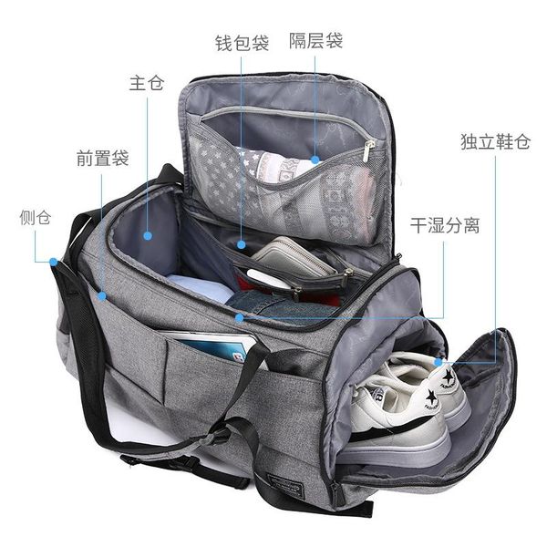 duffel bags portable short distance travel bag sports dry wet separation fitness luggage wholesale backpack
duffel bags portable short distance travel bag sports dry wet separation fitness luggage wholesale backpack