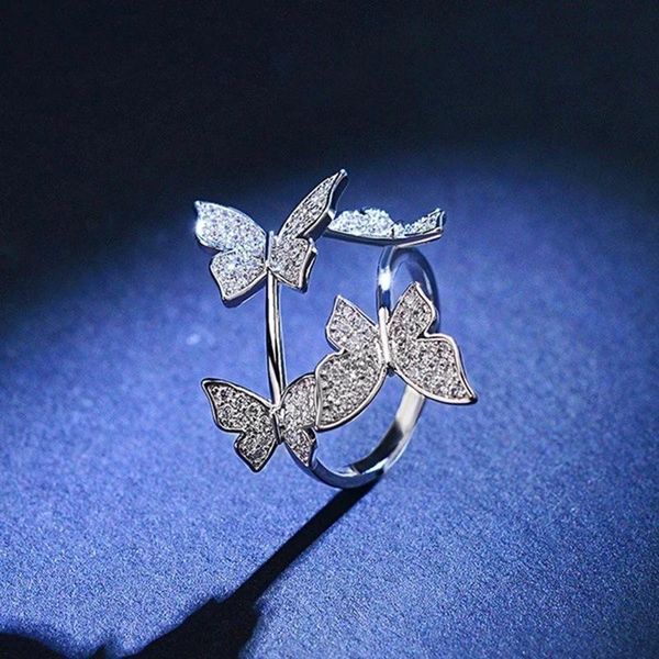 wedding rings luxury butterfly zircon charm women inlay crystal rose gold plated finger ring female engagement jewelry, Slivery;golden
wedding rings luxury butterfly zircon charm women inlay crystal rose gold plated finger ring female engagement jewelry, Slivery;golden